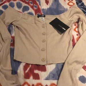 Fashion nova “talk that talk” off the shoulder top